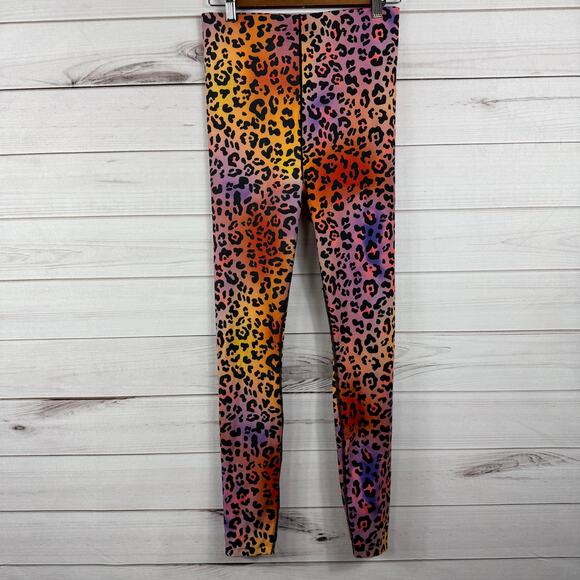 Savage X Fenty Animal‎ Print High Waisted Leggings Bright Colors Women's Large - Picture 5 of 8